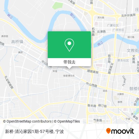 新桥·清沁家园1期-57号楼地图