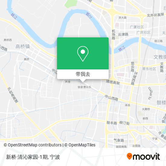 新桥·清沁家园-1期地图