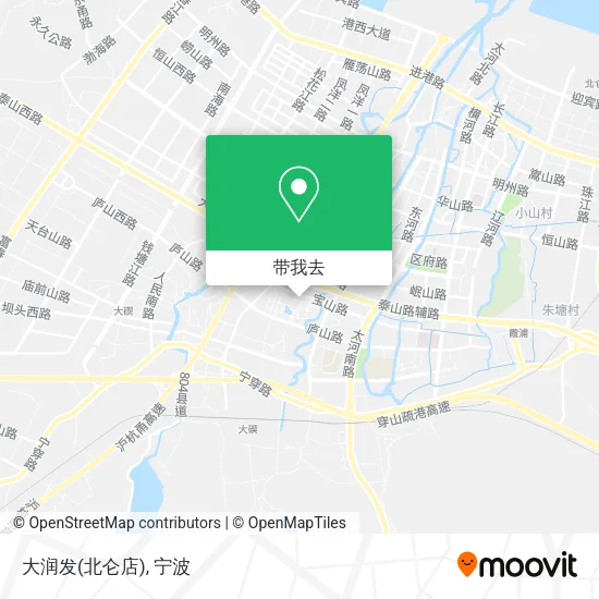 大润发(北仑店)地图