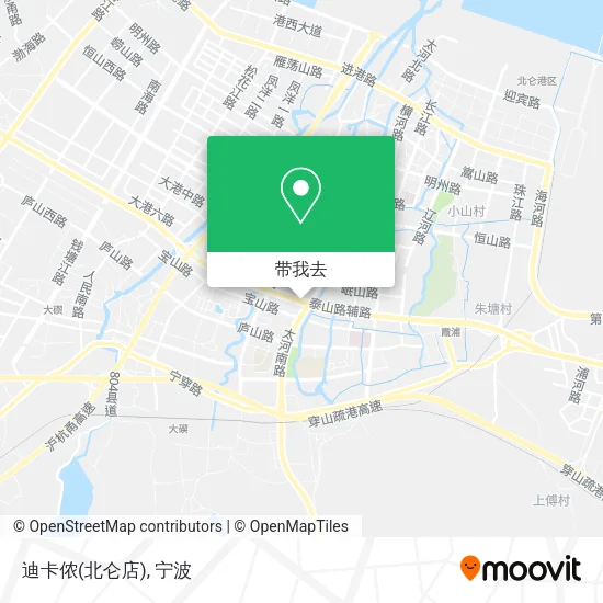 迪卡侬(北仑店)地图