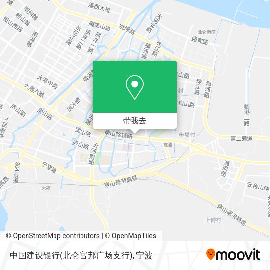中国建设银行(北仑富邦广场支行)地图