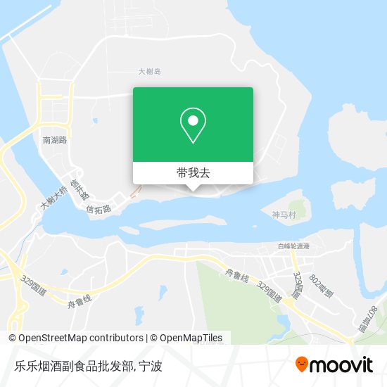 乐乐烟酒副食品批发部地图
