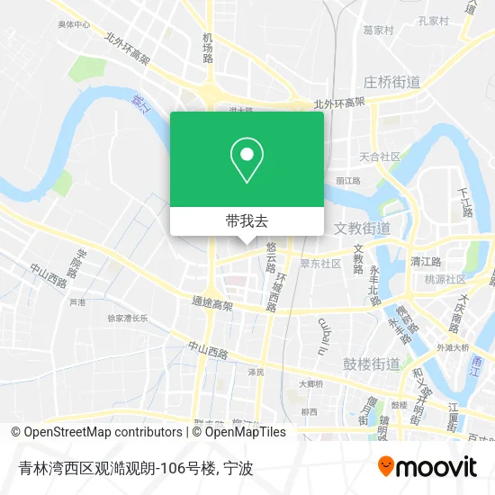青林湾西区观澔观朗-106号楼地图