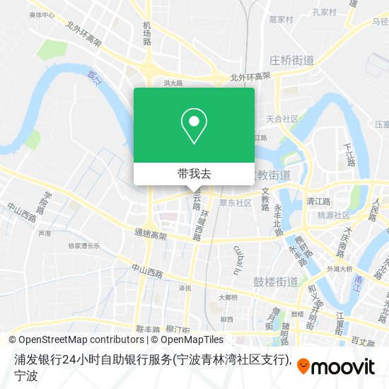 浦发银行24小时自助银行服务(宁波青林湾社区支行)地图