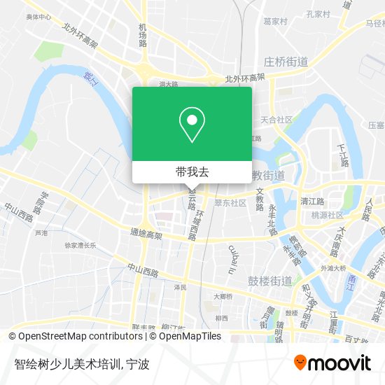 智绘树少儿美术培训地图