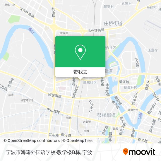宁波市海曙外国语学校-教学楼B栋地图