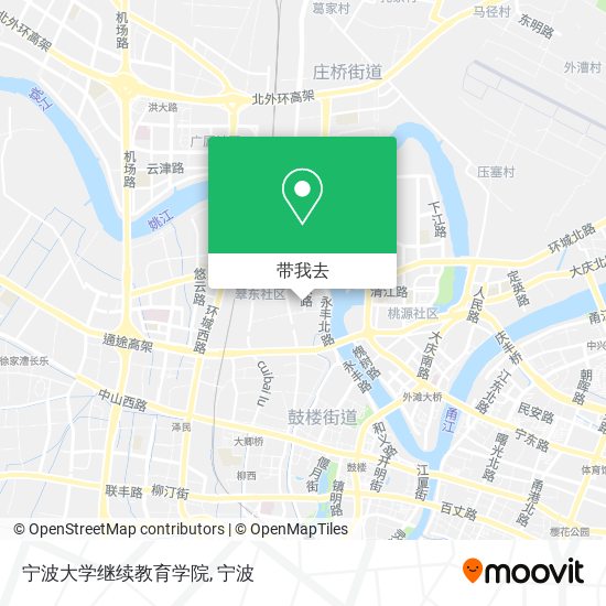 宁波大学继续教育学院地图