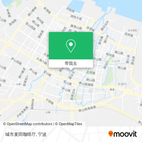 城市麦田咖啡厅地图