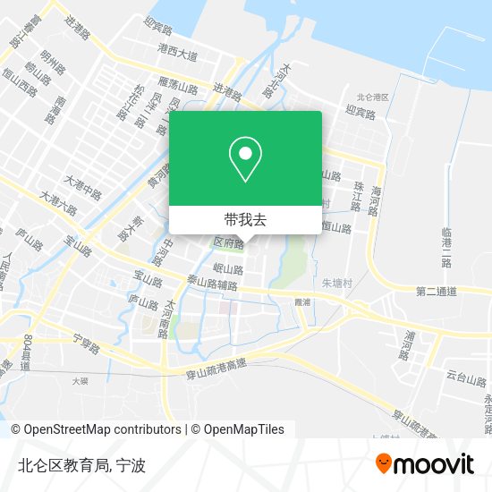 北仑区教育局地图