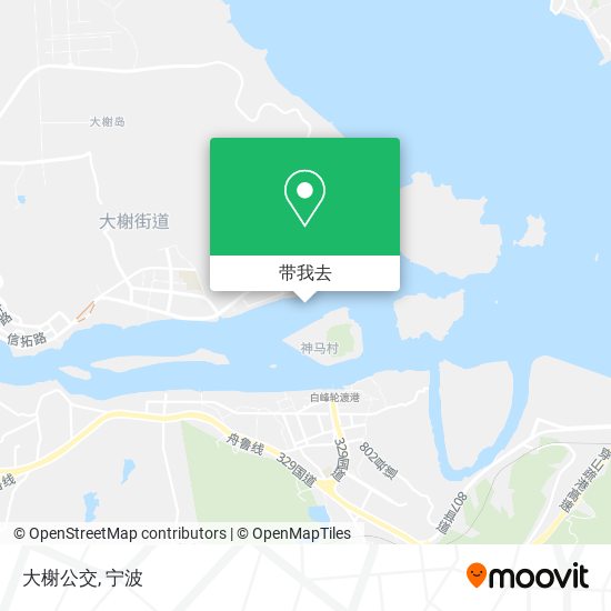 大榭公交地图