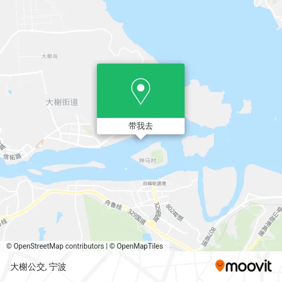 大榭公交地图