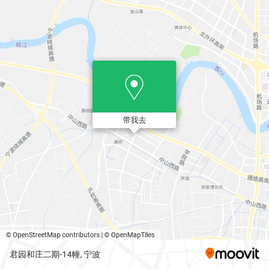 君园和庄二期-14幢地图