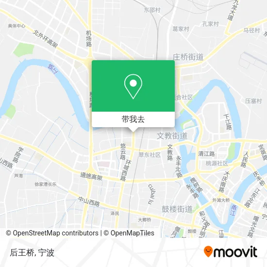 后王桥地图