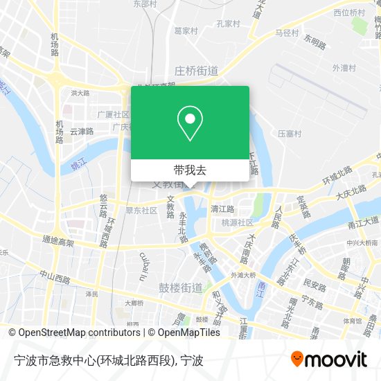 宁波市急救中心(环城北路西段)地图