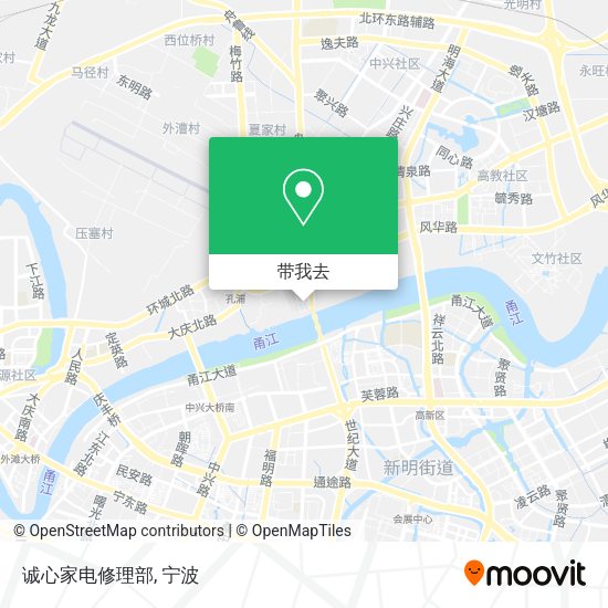 诚心家电修理部地图