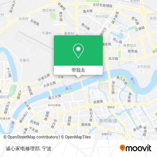 诚心家电修理部地图