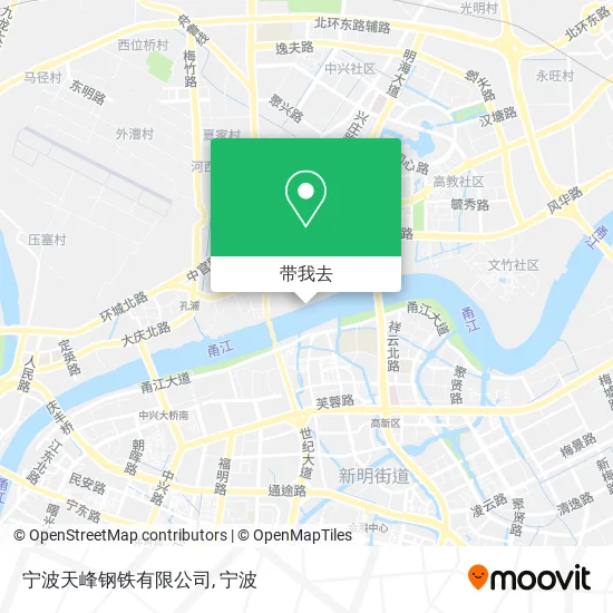 宁波天峰钢铁有限公司地图