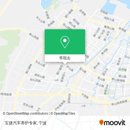 宝捷汽车养护专家地图