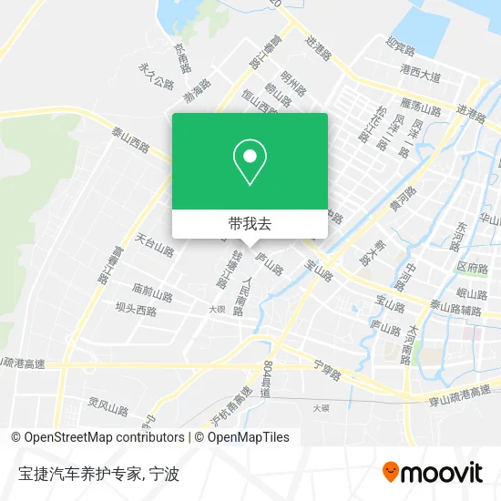 宝捷汽车养护专家地图