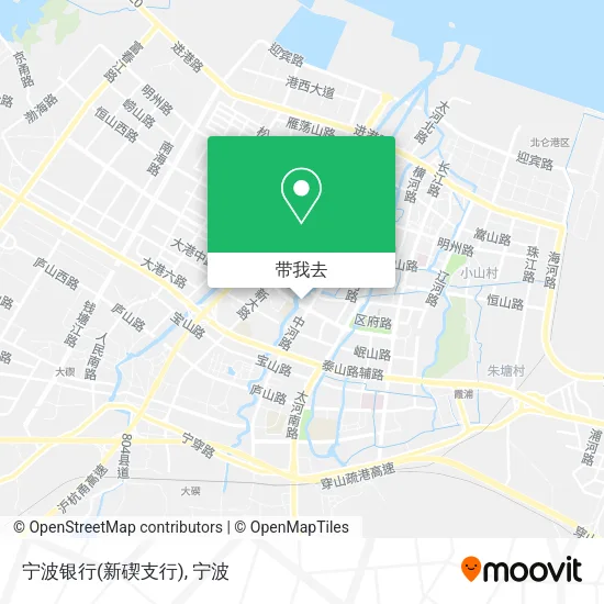 宁波银行(新碶支行)地图
