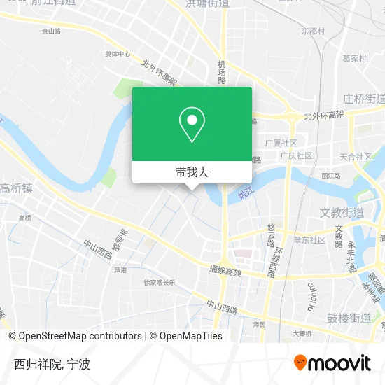 西归禅院地图
