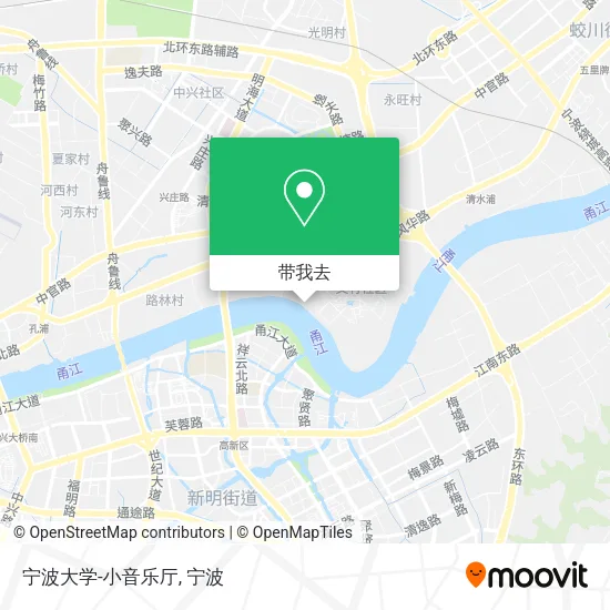 宁波大学-小音乐厅地图