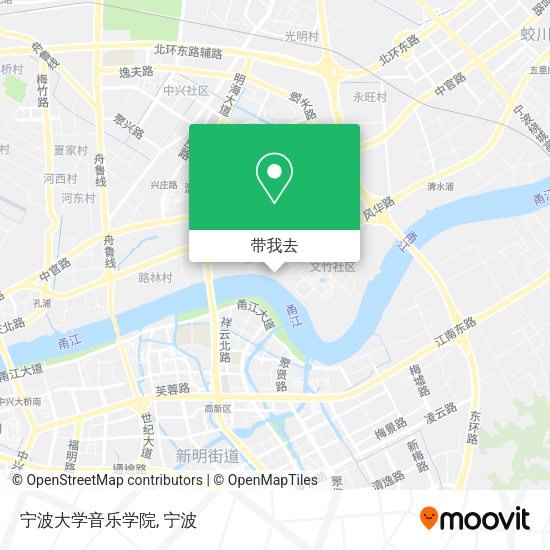 宁波大学音乐学院地图