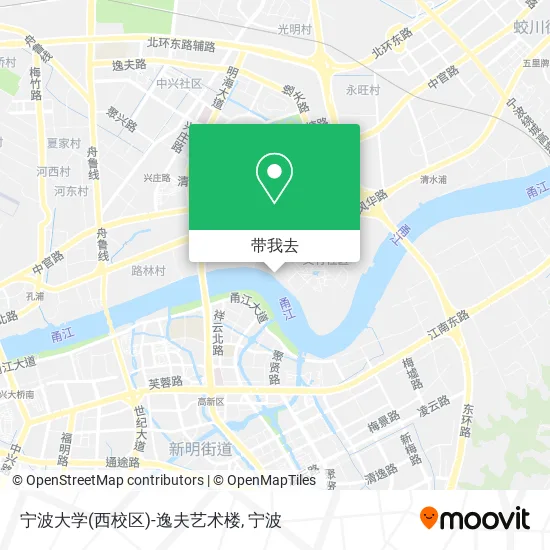 宁波大学(西校区)-逸夫艺术楼地图