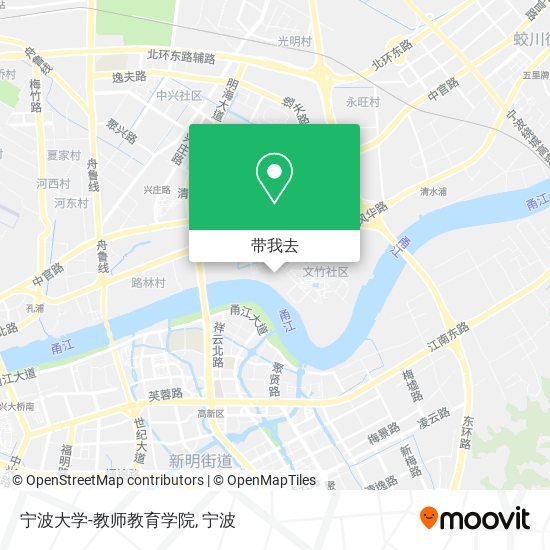 宁波大学-教师教育学院地图