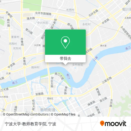 宁波大学-教师教育学院地图