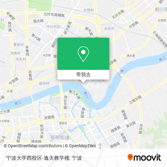 宁波大学西校区-逸夫教学楼地图