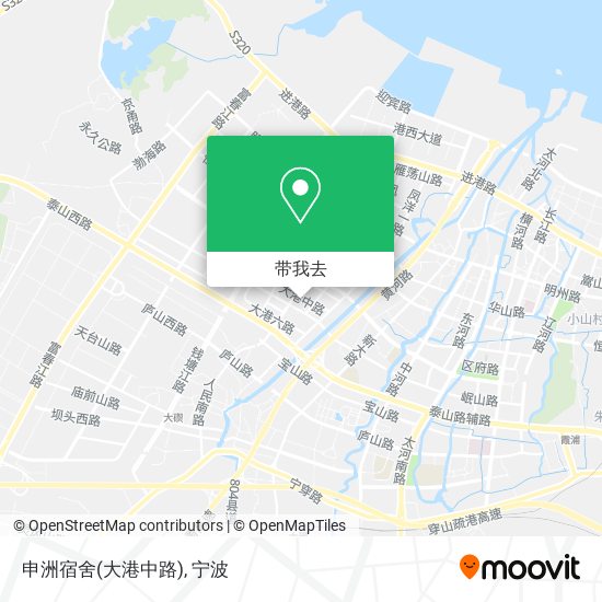 申洲宿舍(大港中路)地图