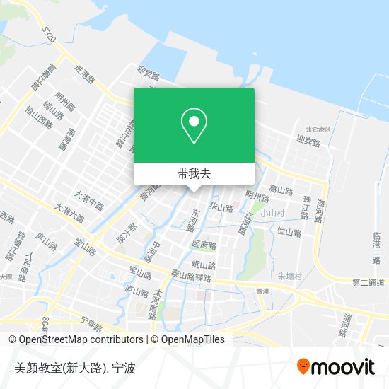 美颜教室(新大路)地图