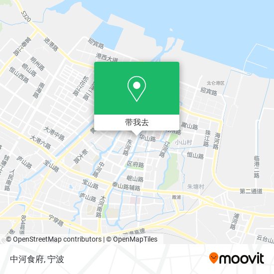中河食府地图
