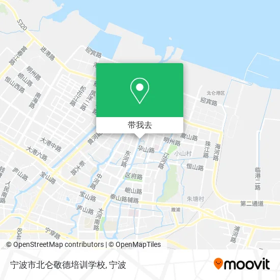 宁波市北仑敬德培训学校地图
