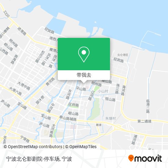 宁波北仑影剧院-停车场地图