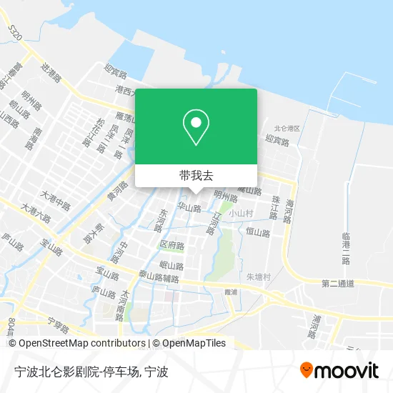 宁波北仑影剧院-停车场地图