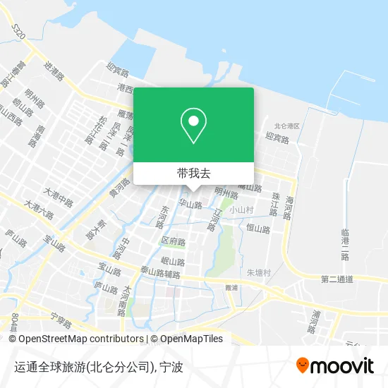 运通全球旅游(北仑分公司)地图