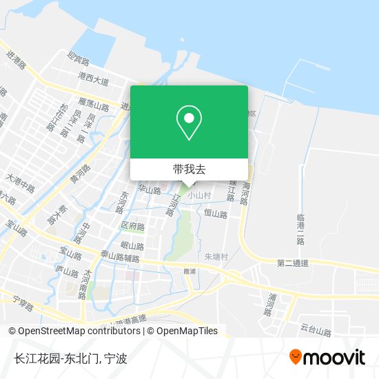 长江花园-东北门地图