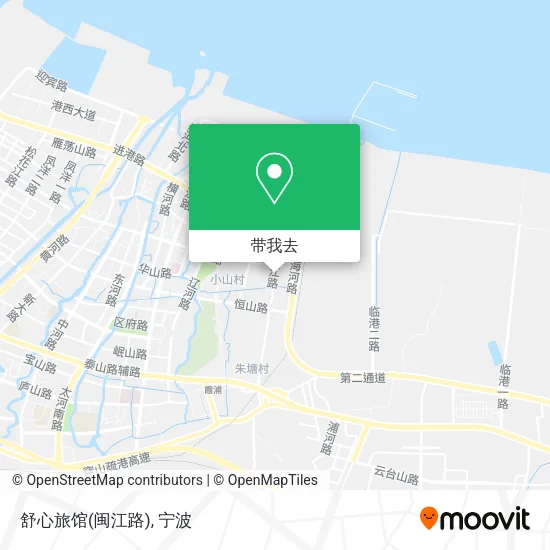 舒心旅馆(闽江路)地图