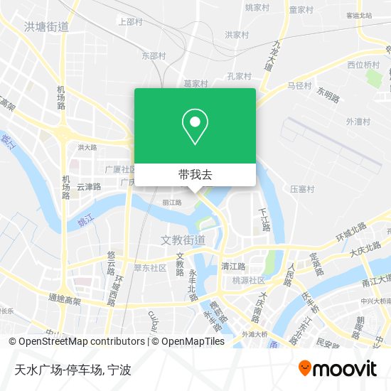 天水广场-停车场地图