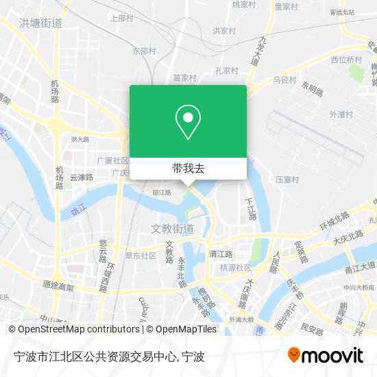 宁波市江北区公共资源交易中心地图