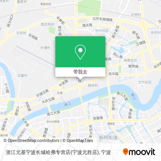 浙江元基宁波长城哈弗专营店(宁波元胜店)地图