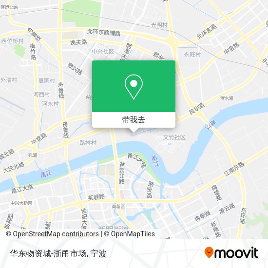 华东物资城-浙甬市场地图