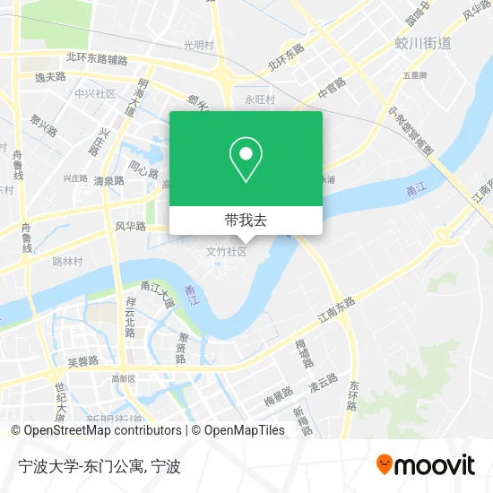 宁波大学-东门公寓地图