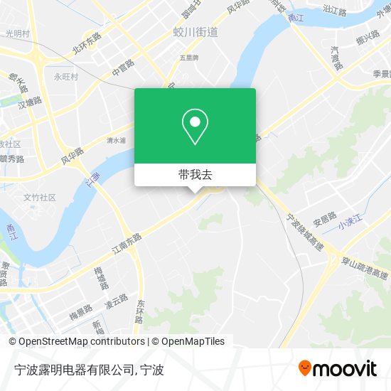 宁波露明电器有限公司地图
