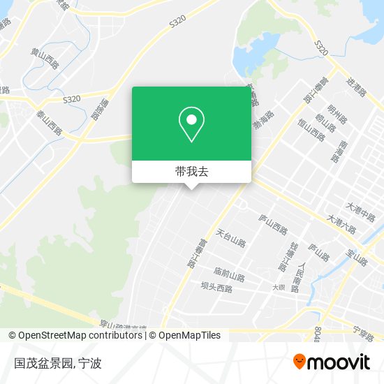 国茂盆景园地图