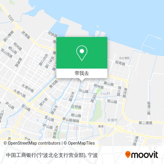 中国工商银行(宁波北仑支行营业部)地图
