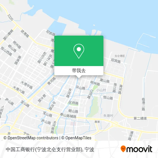 中国工商银行(宁波北仑支行营业部)地图
