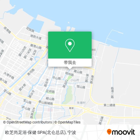 欧芝尚足浴·保健·SPA(北仑总店)地图